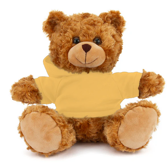 Customized Mocha Bear with Hoodie 11"