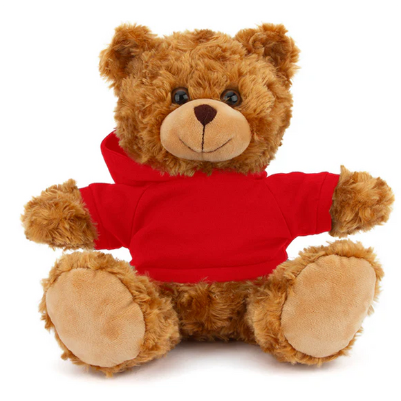 Customized Mocha Bear with Hoodie 11"