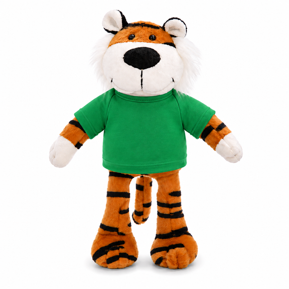 8" Standing Tiger with Custom T-shirt