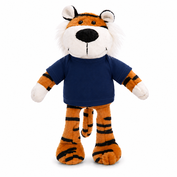 8" Standing Tiger with Custom T-shirt