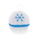 Zip Up Snowball Hedgehog Plush Toy Back Side, Featuring a Soft, Plush Design That Zips Into a Snowball by Plushland.