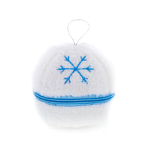 Zip Up Snowball Snowman Plush Toy Back Side, Featuring a Soft, Plush Design That Zips Into a Snowball by Plushland.