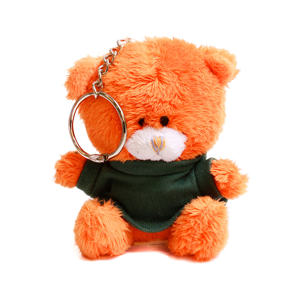 Mocha Qbeba Bear Keychain 4" - 0