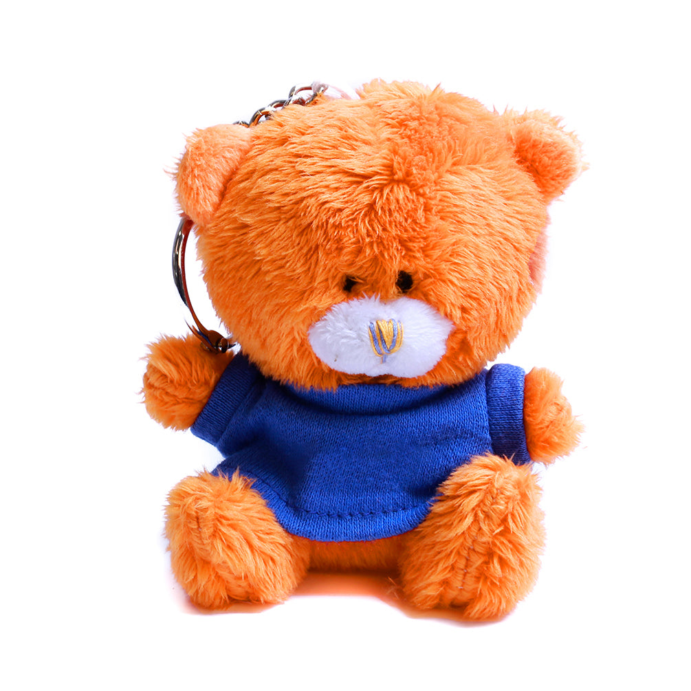 Mocha Qbeba Bear Keychain 4"