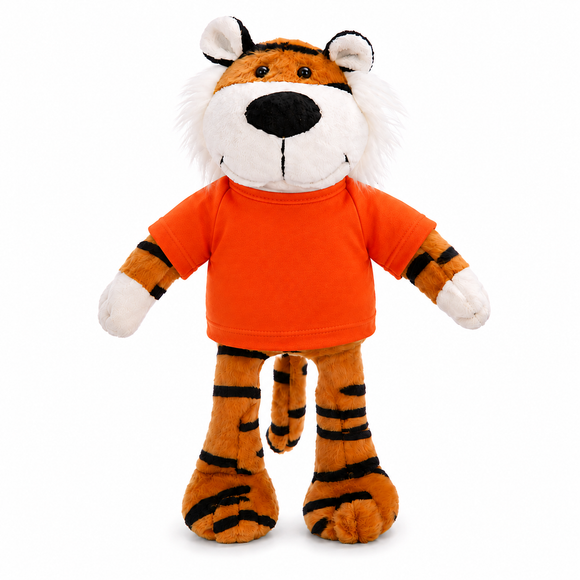 8" Standing Tiger with Custom T-shirt