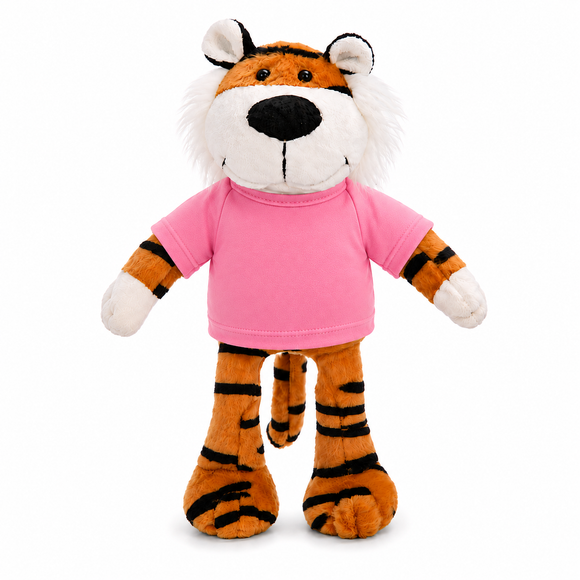 8" Standing Tiger with Custom T-shirt