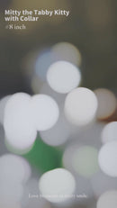 Mitty the Tabby Kitty with Collar – tabby kitty plush by Plushland
