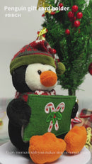 Glittering Holiday Gift card Holder 9" Plush-5