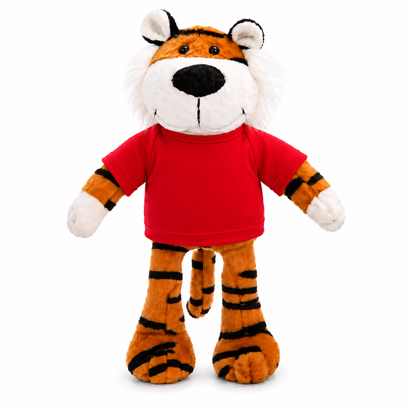 8" Standing Tiger with Custom T-shirt