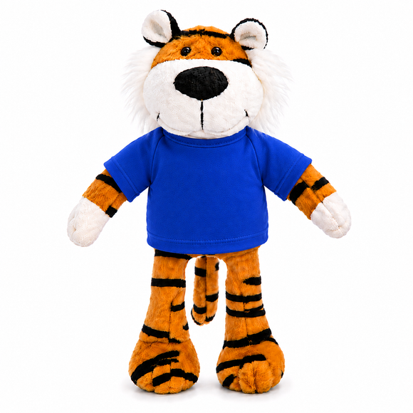 8" Standing Tiger with Custom T-shirt