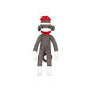 Sock monkey stuffed toy – 20 inch classic plush by Plushland
