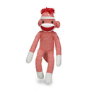 Sock monkey stuffed toy – 20 inch classic plush by Plushland
