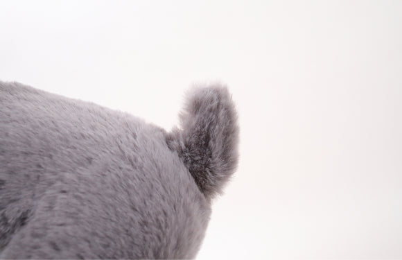 12-inch stuffed animal schnauzer plush toy with brown fur – Bella the Schnauzer by Plushland

