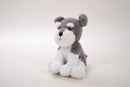 12-inch stuffed animal schnauzer plush toy with brown fur – Bella the Schnauzer by Plushland

