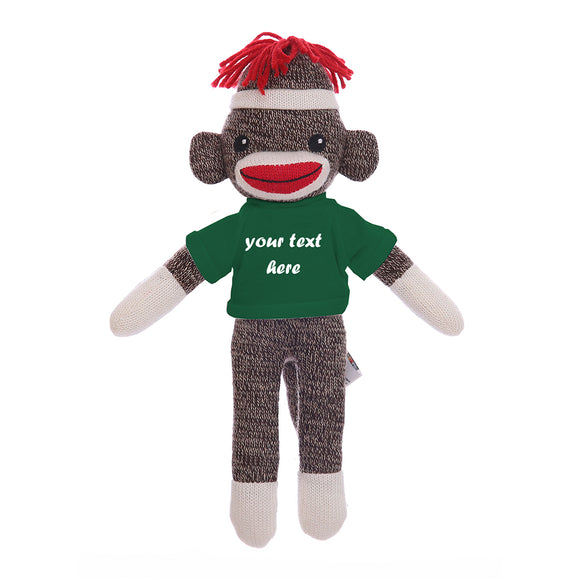 Forest Stuffed Sock Monkey Plush 8 Inch – Lively Pal With Soft Fur | Plushland