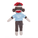 Powder Stuffed Sock Monkey Plush 8 Inch – Gentle Pal With Calm Expression | Plushland