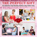 "Teddy bear sweater plush with love message and teddy bear heart – Plushland"