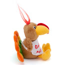 Thanksgiving Turkey Plush Toy displayed from the right-side angle