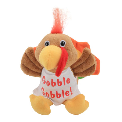 Thanksgiving Turkey Plush in a front-facing view