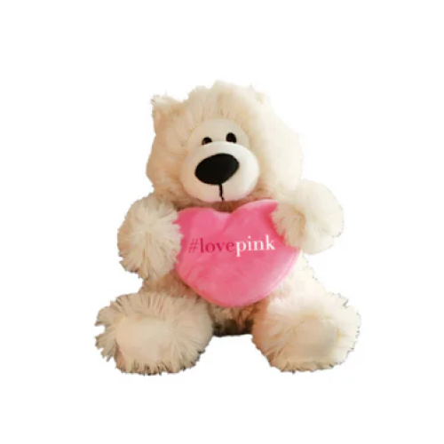 Sophie Bear with Pink Heart 12"