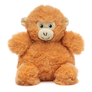 Weighted Monkey Bitty Buds cuddly monkey plush in a front-facing pose