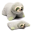 Weighted Sloth Lap Pal plush companion in a side-facing pose