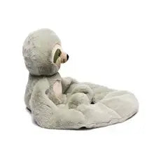 Side view of Weighted Plush Sloth Hugger sensory plush toy for relaxation