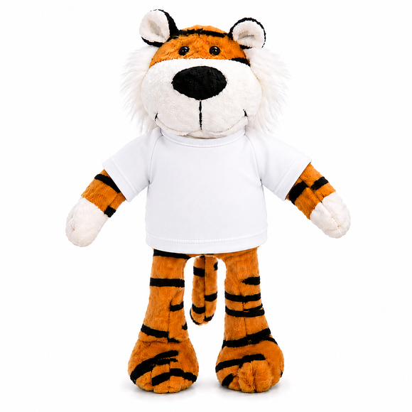 8" Standing Tiger with Custom T-shirt