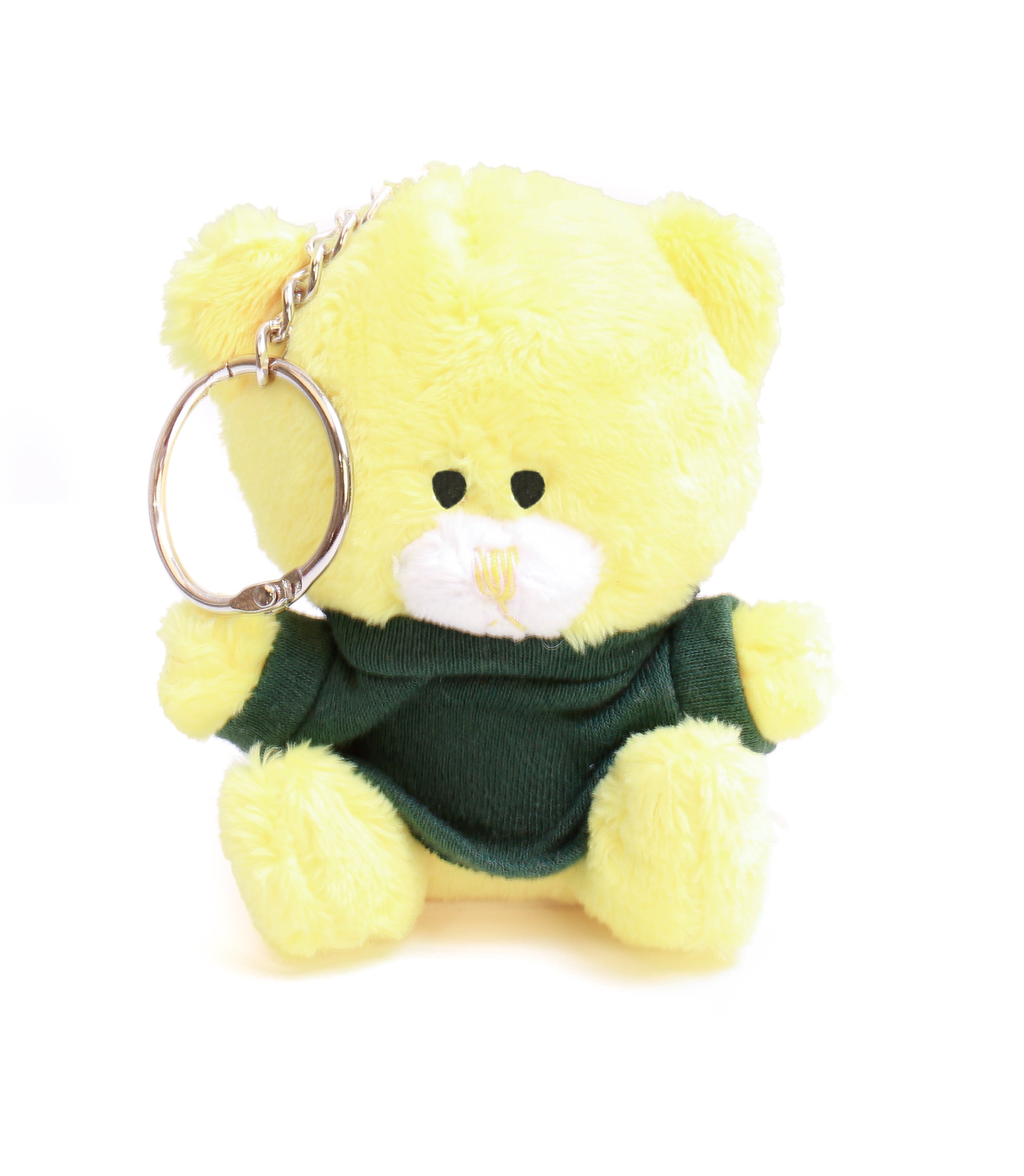 Qbeba Yellow Keychain with Tee 4" - 0