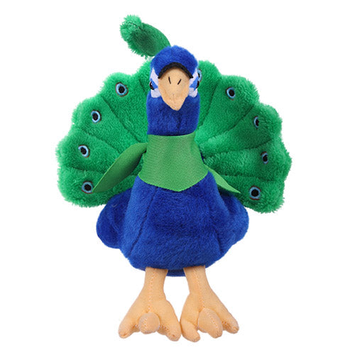 Soft Plush Peacock with Bandana