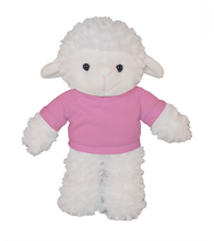 Plushland 8 Inch Floppy Sheep with Tee Plush Stuffed Animal Personalized Gift - Custom Text on Shirt - Great Present for Mothers Day, Valentine Day, Graduation Day, Birthday