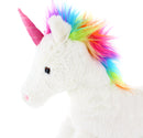 14" Crystal Unicorn, Sparkling Details and Magical Design, Half Body from Left Side by Plushland.