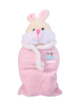 Plushland Easter Bunny Stuffed Animal Sleep Bag Easter Boy Girl Soft Lovely Realistic Sitting Plush Toys