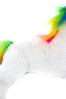 14" Sitting Crystal Unicorn, Sparkling Details and Magical Design, Back From Right Side by Plushland.