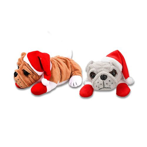 Christmas Bulldog Plush