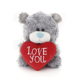 Qbeba bear with I love you heart, 6"
