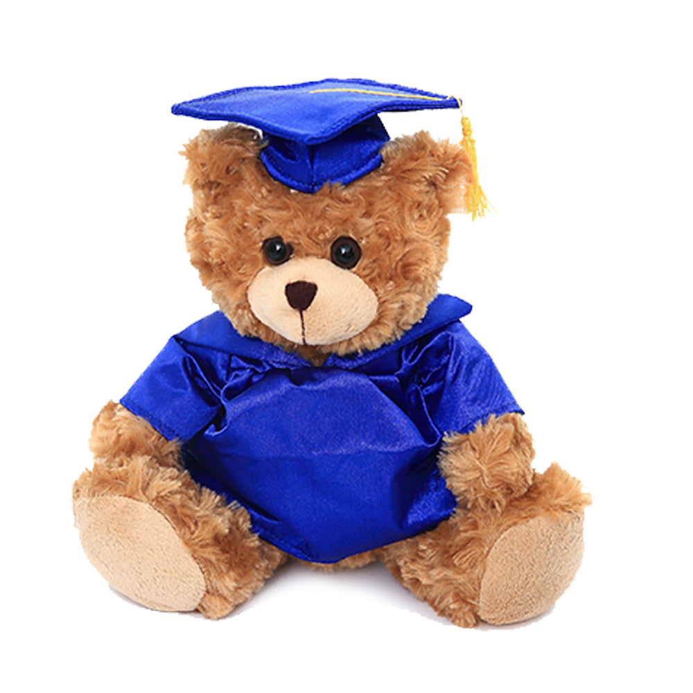 Graduation Mocha Bear Plush 12"