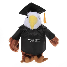 8'' Eagle Plush Stuffed Animal Toys with Cap and Personalized Gown
