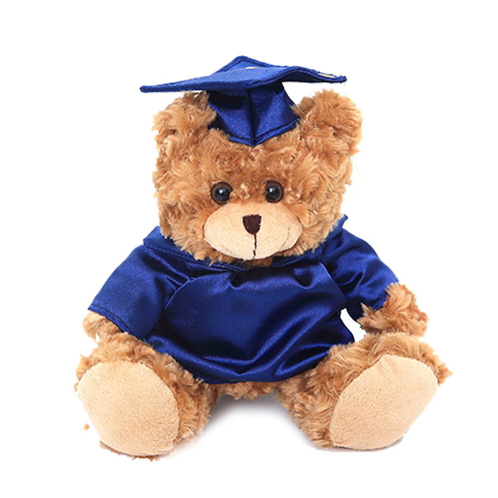 Graduation Mocha Bear Plush 12"