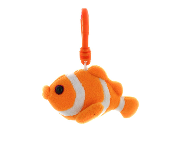 Shiner the Clown Fish Keychain 4 Inches