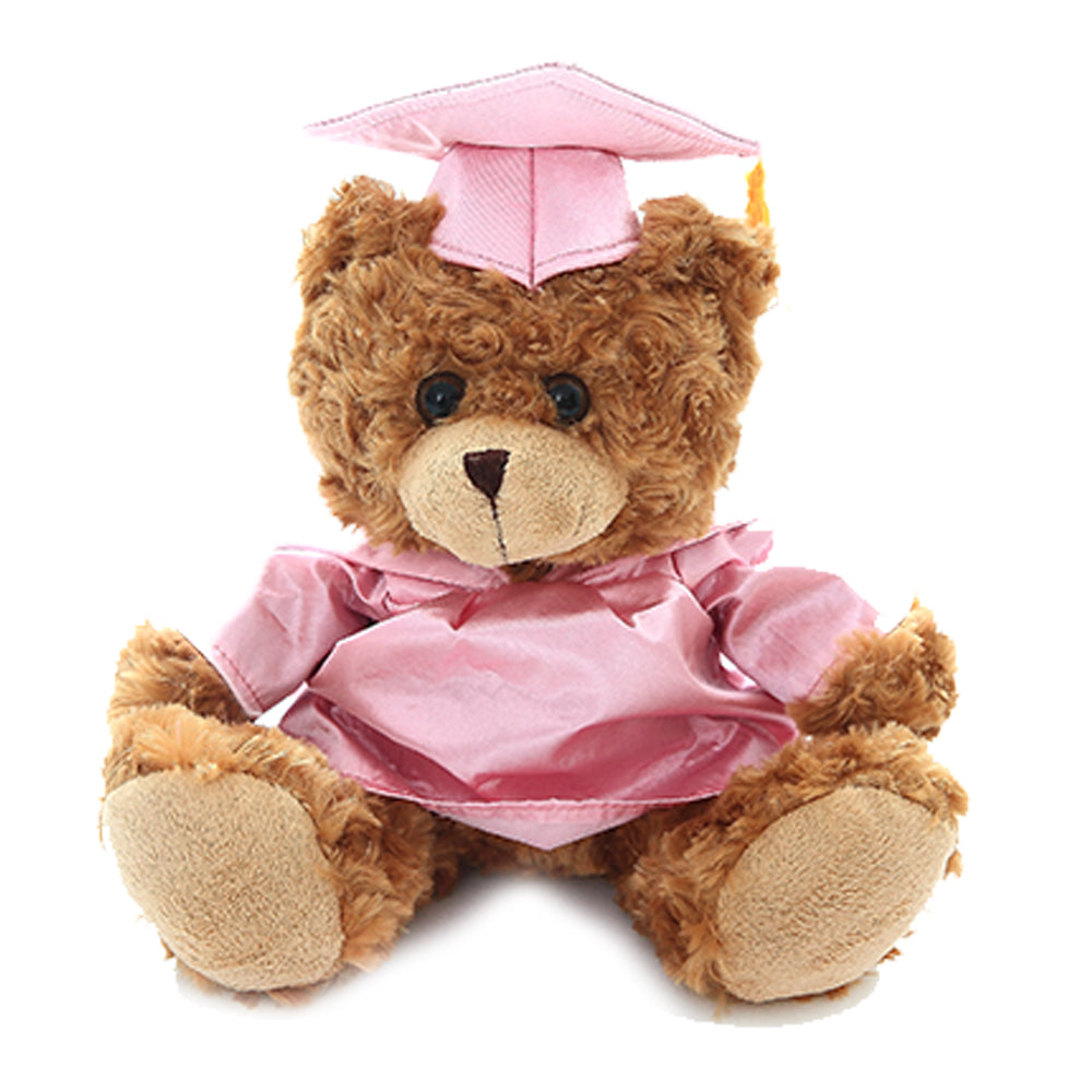 Graduation Mocha Bear Plush 12"