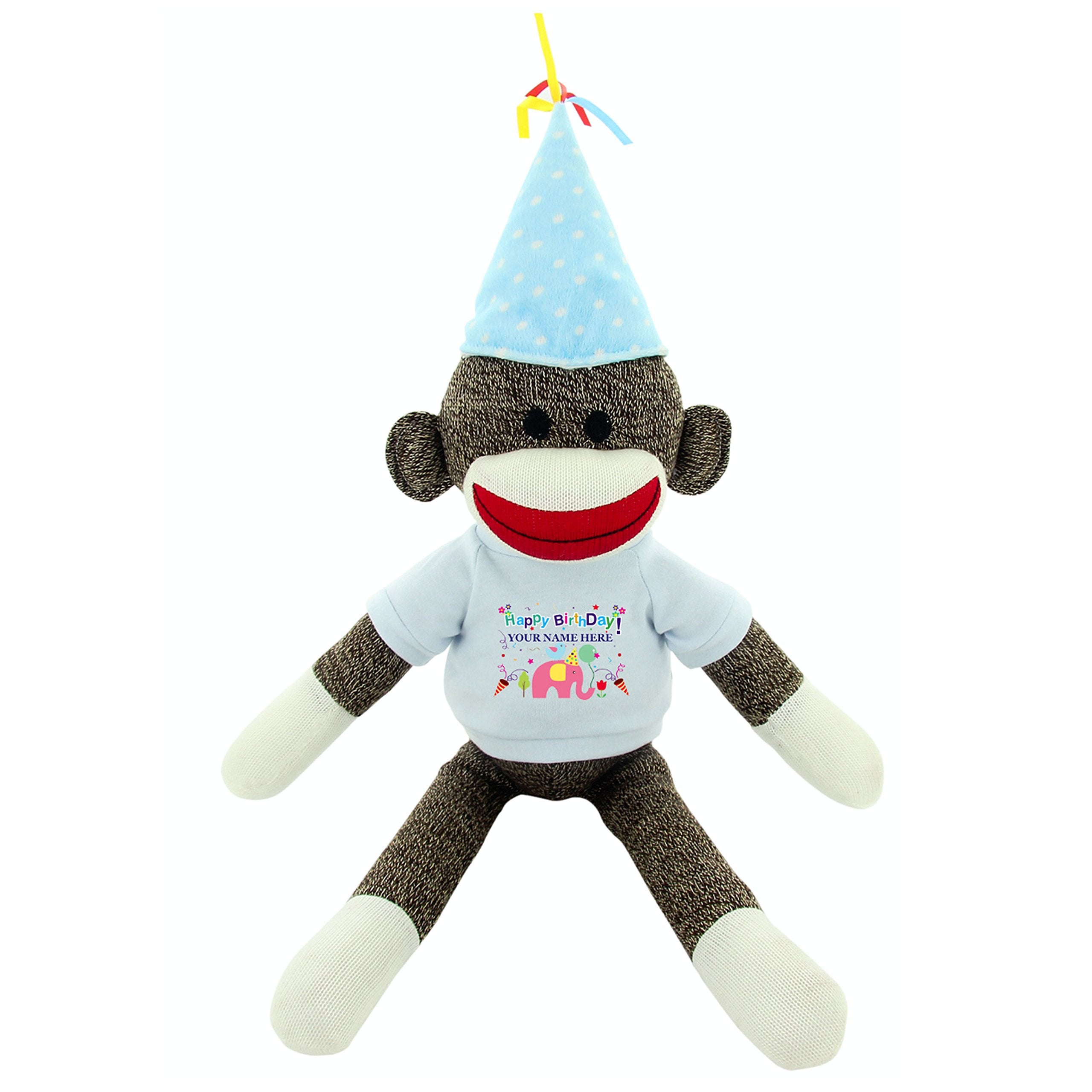 20” Custom Sock Monkey Gift for Kids