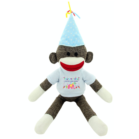 20” Custom Sock Monkey Gift for Kids