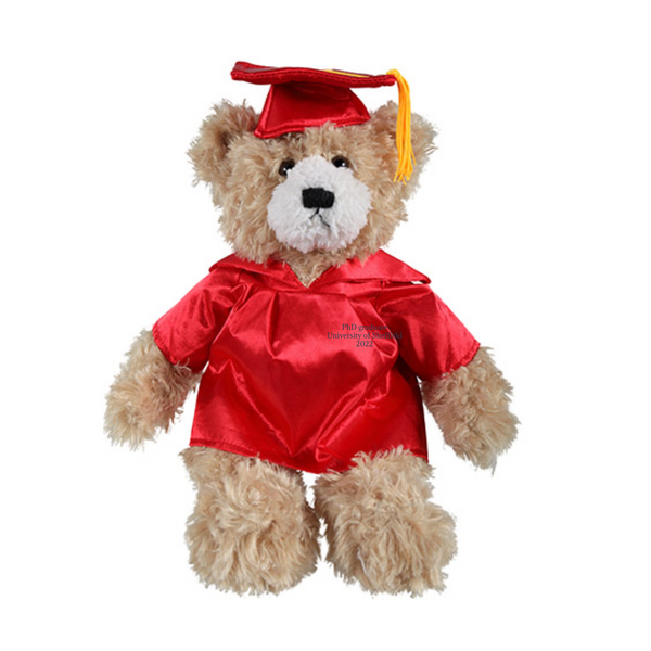 Graduation Brandon Teddy Bear Plush 2024 beige 12"