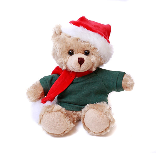 Christmas Beige Bear 6" Custom