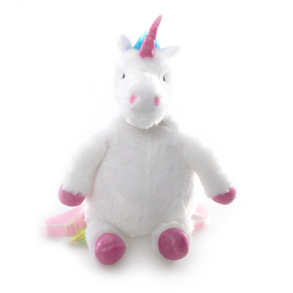 unicorn plush backpack,bunny face backpack,stuffed unicorn backpack