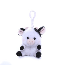 Stuffed Animal Toys Baby Pig Cow Keychain 4 Inches