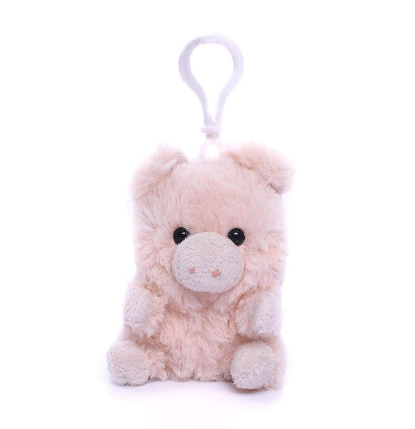 Stuffed Animal Toys Baby Pig Cow Keychain 4 Inches