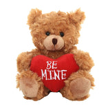 Mocha  Valentine Sitting Bear  6 inches