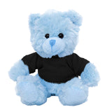 Blue Teddy Bear Stuffed Animal Personalized Shirt 11 Inches